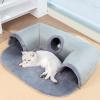 Fruusv Cat Tunnel Bed with Removable, Washable Cover view 3