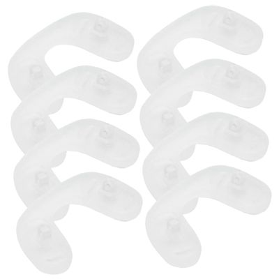 FRCOLOR White Silicone Push-On Nose Pads for Glasses, 8 Pieces