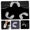 FRCOLOR White Silicone Push-On Nose Pads for Glasses, 8 Pieces view 2