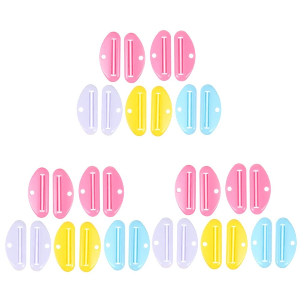 Healeved 30-Piece Toothpaste Tube Squeezers for Toothpaste, Hand Cream and Hair Dye