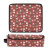Christmas Snowman Hair Tool Travel Bag with Heat-Resistant Mat view 3
