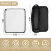 White Solid-Color Hair Tools Travel Bag with Heat-Resistant Mat view 4