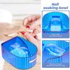 FRCOLOR Blue Acrylic Nail Soaking Bowl for Manicure and Nail Art view 3