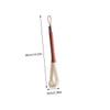FRCOLOR Long-Handle Cup Brush with Nylon Bristles and Stainless Steel Ring view 2