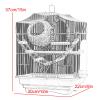 RTTZBOZ Metal Bird Cage for Small Birds, Parakeets and Conures (Green) view 2