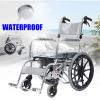 PNAJFUEL Lightweight Manual Wheelchair, Foldable, Portable, Gray view 2