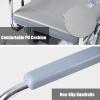 PNAJFUEL Lightweight Manual Wheelchair, Foldable, Portable, Gray view 3