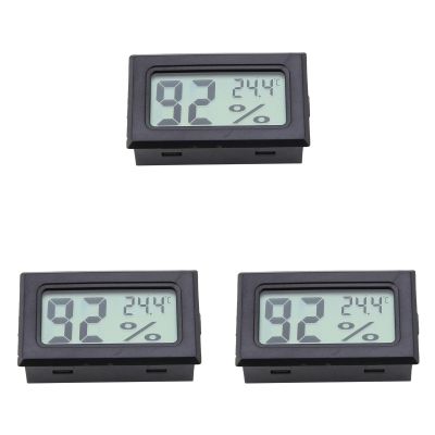 3-Piece Temperature and Humidity Meter
