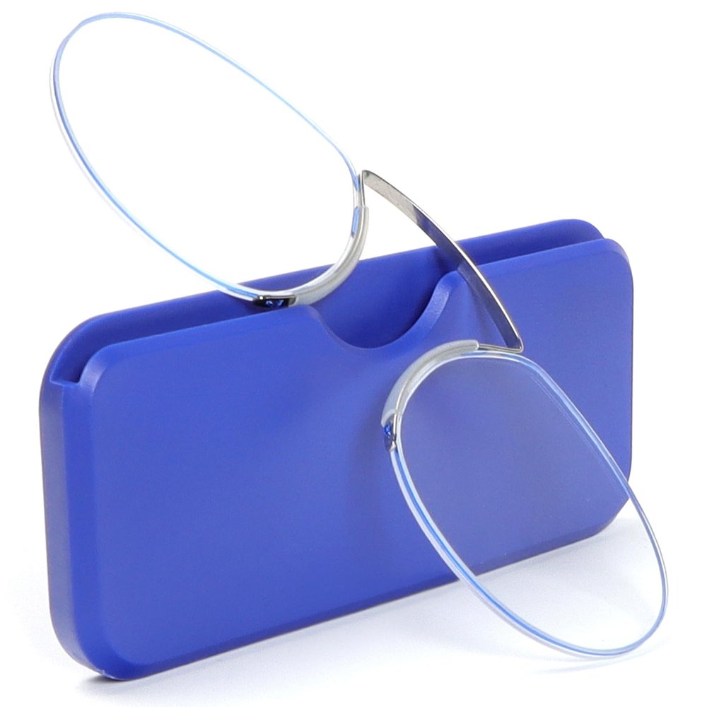 MMOWW Ultra-Light Mini Rimless Nose-Clip Reading Glasses