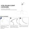 MMOWW Ultra-Light Mini Rimless Nose-Clip Reading Glasses view 3