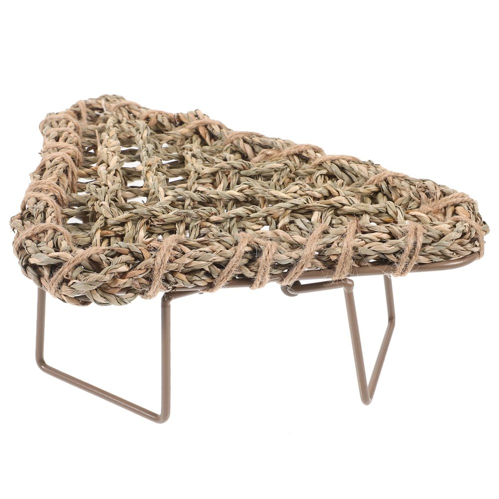 Woven Reptile Lounger for Lizards with Iron Frame