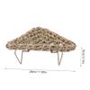 Woven Reptile Lounger for Lizards with Iron Frame view 2