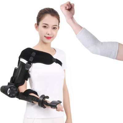 Electric Elbow Joint Rehabilitation Device, Flexion and Extension Trainer, Right