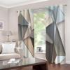 3D Abstract & Mise en Scène Blackout Curtains for Kids’ Rooms, Set of 2 Panels (W x L), 117.8 x 183.9 cm (W x L), Sound-Reducing, Thermal-Insulated Curtains for Boys and Girls view 4