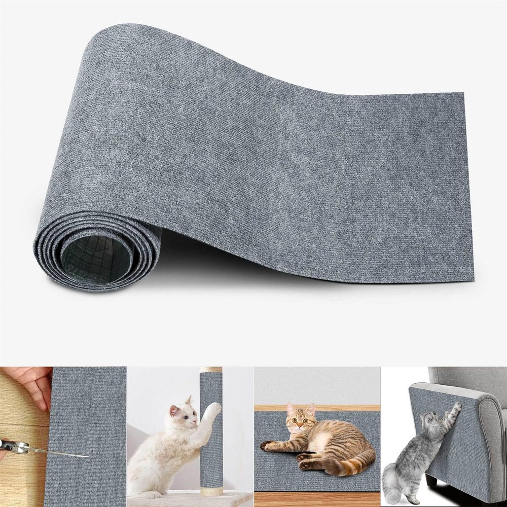 2-Pack Self-Adhesive Cat Scratching Mat