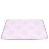 FANSU Reusable Puppy Training Pad, Cartoon Print, Washable, 150 x 90 cm, Pink, 1-Pack view 1