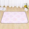 FANSU Reusable Puppy Training Pad, Cartoon Print, Washable, 150 x 90 cm, Pink, 1-Pack view 2