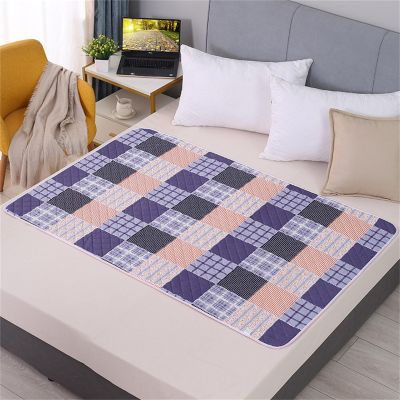 FANSU Reusable Puppy Training Pad, Plaid, 80 x 120 cm, Multicolor