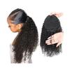 Human Hair Ponytail Extension, 25.461 cm, Afro Kinky Curly Drawstring Clip-In view 1