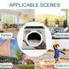 YKUDBN Cozy Capsule Pet Nest for Small Cats and Dogs, Koala and Butterfly Print view 3