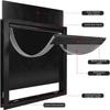 Extra-Large Dog Door with Soft Transparent Magnetic Flap view 4