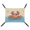 WYUSPGK Cozy Pet Hammock with Summer Crab Print view 1