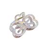 SQMSK 8.9 cm Hair Claw Clips, Hollow Bow, Colorful Claw Clips for Girls, Medium Clips for Fine Hair view 1