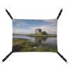 WYUSPGK Cozy Pet Hammock, View of Dunguaire Castle Print, Breathable Space-Saving Canvas Bed for Cats and Small Dogs, Adjustable, Portable, Easy to Clean view 1