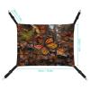 YKUDBN Portable Canvas Hammock with Monarch Butterfly Pattern for Small Pets view 2