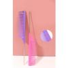 MIUYTRN 3-Piece Hair Brush and Comb Set, Black view 2