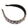 FRCOLOR Women's Crystal Rhinestone Headband, Fashionable Hair Accessory view 1