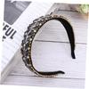 FRCOLOR Women's Crystal Rhinestone Headband, Fashionable Hair Accessory view 3