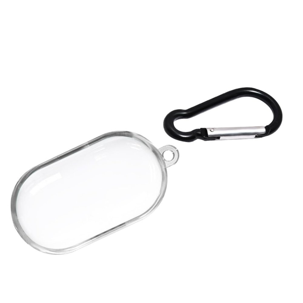 Transparent TPU Protective Case for Wireless Earbuds with Carabiner