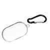 Transparent TPU Protective Case for Wireless Earbuds with Carabiner view 1