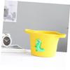 MAGICLULU Handmade Cotton Rope Basket for Toys and Shoes, Yellow view 4