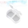 FOMIYES 3-Pack Travel Pill Boxes with 2 Compartments view 4
