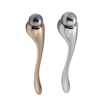 Healeved 2-Piece Portable Facial Cream Massage Sticks, Zinc Alloy, for Makeup and Skincare