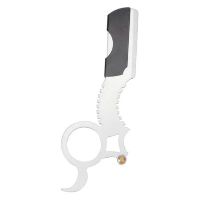 Vintage Stainless Steel Manual Beard Razor for Men