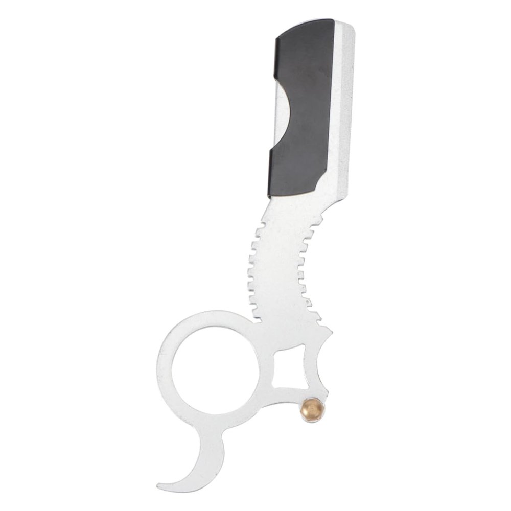 Vintage Stainless Steel Manual Beard Razor for Men
