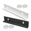 Levemolo Hair Extension Holder for Styling, 2-Pack, Black, No-Drill Wall Mount view 1