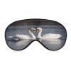 Sleep Mask for Women and Men, Printed White Swan Design, Adjustable and Lightweight view 1