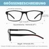 HEEYYOK 4-Pack Blue-Light-Filtering Reading Glasses for Men and Women view 3