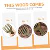 Baluue Antistatic Green Sandalwood Hair Comb with Curved Design view 2