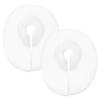 Removable, Non-Slip Forefoot Gel Pads for Toe-Post Sandals, Transparent view 1