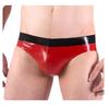 YGZHANYUANOKU Latex Briefs, Black/Red Trim, Handmade, Customizable, 5XL view 1