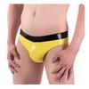YGZHANYUANOKU Latex Briefs, Black/Red Trim, Handmade, Customizable, 5XL view 2