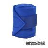 Beufee Polo Wraps for Horses, 4-Piece Cotton Bandage Set, Blue view 2