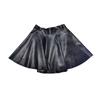 GREEFEI Women's Black Latex Pleated Skirt, Natural Rubber, High-Waisted, Handmade, Small view 4