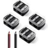 4-Pack 2-in-1 Makeup Pencil Sharpeners view 1