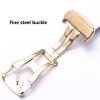 QTYQWC Genuine Leather Watch Band for Omega Constellation Double Eagle Series, Men’s and Women’s, 17 mm/23 mm view 2